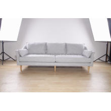 3-seat modern sofa in fabric